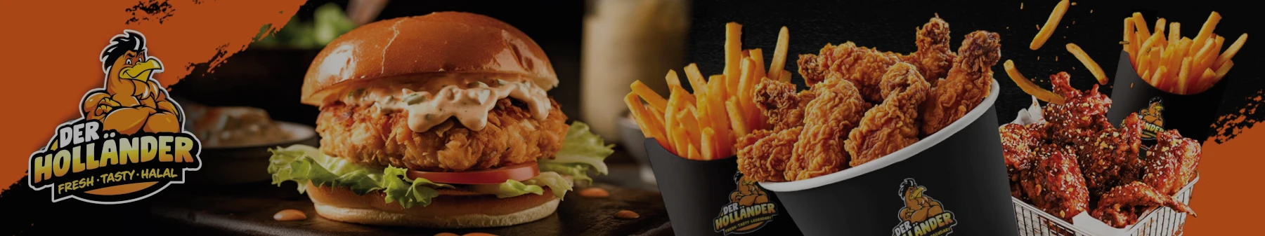 Der Holländer Speisekarte - Chicken, Burger, Wings & Pommes